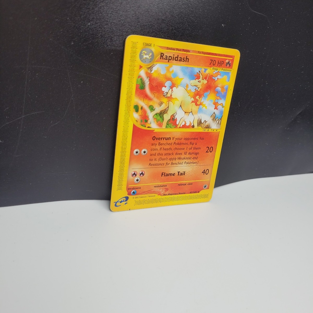 2002 Rapidash 62/165 - Expedition Base Set Non-Holo Rare - Pokemon 