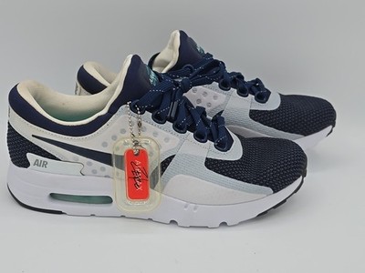 Nike Air Max Zero QS '' Tinker'' White/Navy 789695-104 Men's Sz 7