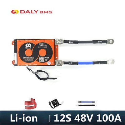 Daly Smart BMS 12S 48V 100A Li-ion Battery BMS w/ Balance +Bluetooth Module NTC