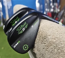 VOKEY SM6 BLACK NITRIDE 2 WEDGE SET 54-58 SPINE ALIGNED NEW BLACK KBS TOUR 610