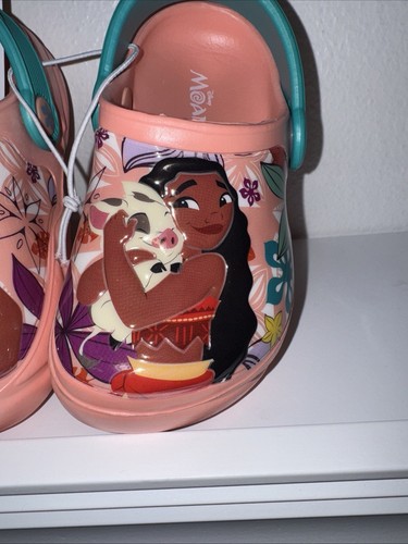 Disney Moana Clogs Mädchen Kleinkind Schuhe Neu Gr. 7-8 - Bild 3 von 6