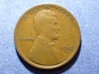 1910-S Lincoln cent  VG+