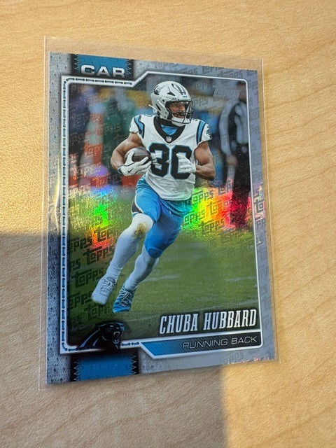 2026 Topps - Topps Foilboard Chuba Hubbard #28 - Carolina Panthers - Fanatics