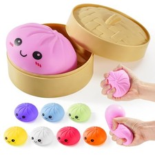 Dumpling Squishies Glitter Mystery Box Stress Balls Fidget Toy