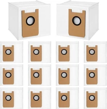 14 Pack Dust Bags Compatible with AIRROBO T20 T25 Robot Vacuum 3L Large