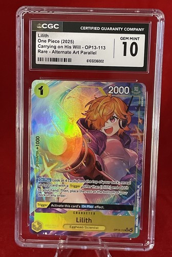 Lilith (Alternate Art) graded CGC 10 for sale on eBay