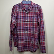 Tommy Bahama Plaid To Meet You 5797 ? New Red Sail button-down shirt size M. NWT