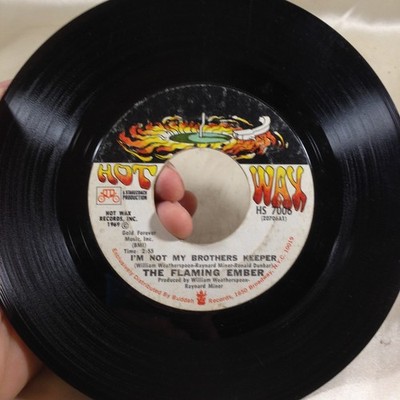 The Flaming Ember Vinyl 45 RPM Record I'm Not My Brothers Keeper 029