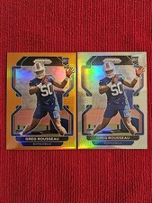 Greg Rousseau 2021 Panini Prizm Orange RC #19/249 Plus Silver Bills