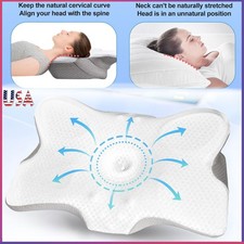 Cervical Pillow for Neck Pain Relief,Orthopedic Neck Support Pillow for Side US