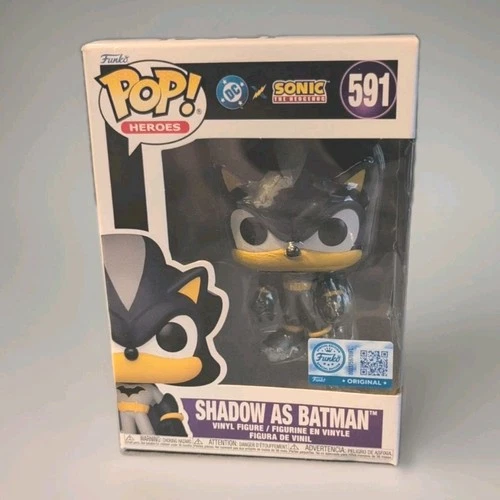 Funko Pop DC Shadow As Batman #591 Sega The Hedgehog DC Comics(Read Description)