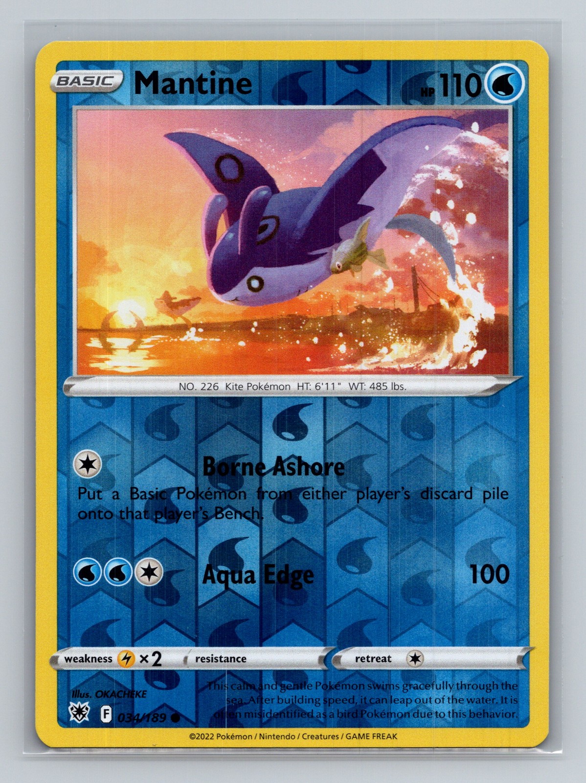 Mantine reverse holo S10D: Time Gazer #014/067 08182600002