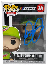 Dale Earnhardt Jr. Signed Autograph NASCAR Funko Pop 15 Mountain Dew Beckett COA