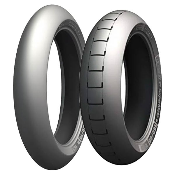 COPPIA GOMME MICHELIN POWER SUPERMOTO 120/80-16 B NHS + 160/60-17 MED