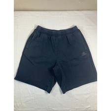 Adidas Mens Black Cotton Blend Athletic Sweat Shorts Size Medium Logo Pockets