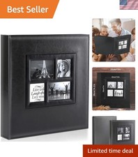 Photo Album 4x6 500 Pockets Photo, Extra Large Capacity Family Wedding Pictur...