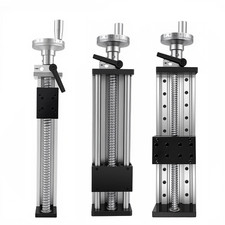 Manual CNC Slide Table 40-60kg Linear Motion Stage Ball Screw Module Handwheel