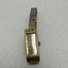 Vintage Seiko 1520-3700 Women’s Lady’s Manual Wind Watch Gold SGP Back St. Steel
