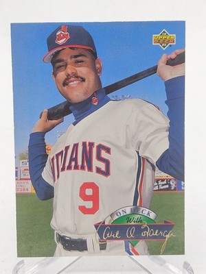 1993 Upper Deck #D3 Carlos Baerga On Deck Cleveland Indians Card