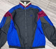 Vintage PUMA Nylon Shiny Track Top Jacket Men's Size XL