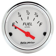 Auto Meter Arctic White Fuel Level Gauge 2-116 Electrical