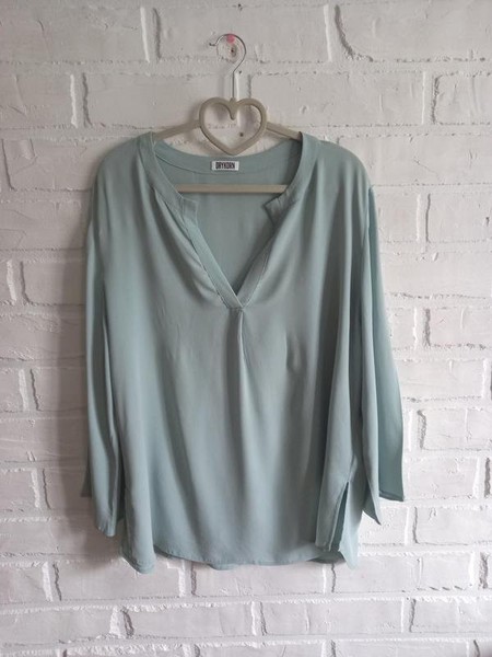 Women DRYKORN Shirt Blue Silk 40 / L / 48