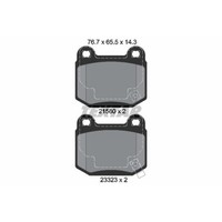 Textar BremsbeläGe Hinten FüR Subaru Forester BRZ Toyota GT 86 Coupe 350 Z