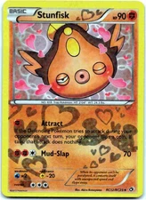 Stunfisk Uncommon Legendary Treasures: Radiant Collection LTR pokemon Holo RC12/