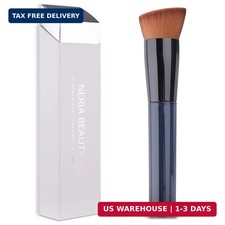 Foundation Brush, Flat Top Kabuki Foundation Brush for Liquid Makeup, Cream, Pow