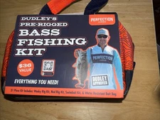 Perfection Lures Dudley's Pre-Rigged Soft Plastics Bass Fishing Kit New