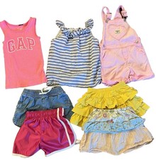 Girl's Sz 4 Lot 7 Top Shorts Skorts Overall Gap Hanna A OshKosh Gymboree