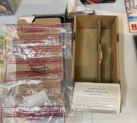 BOX inserts and bag Sega Dreamcast HKT-8700 Wired Fishing Rod box/inserts only
