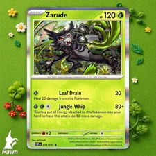 Zarude Holo 11/191 Surging Sparks Rare Pokemon TCG Card Game Ungraded Near Mint