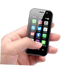 Mini 4G Smartphone Unlocked, 3.0 Inch Dual Sim Quad Core Mini Phone Black