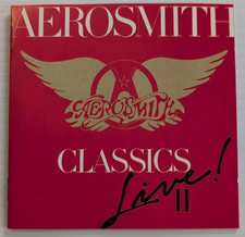 AEROSMITH Classics Live! II CD 1987 Early Japan Press JOE PERRY STEVEN TYLER