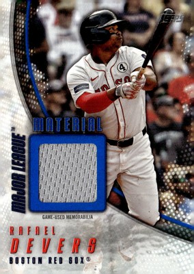 2025 Topps Major League Materials Blue #MLM2RD Rafael Devers S2 /150 - NM-MT