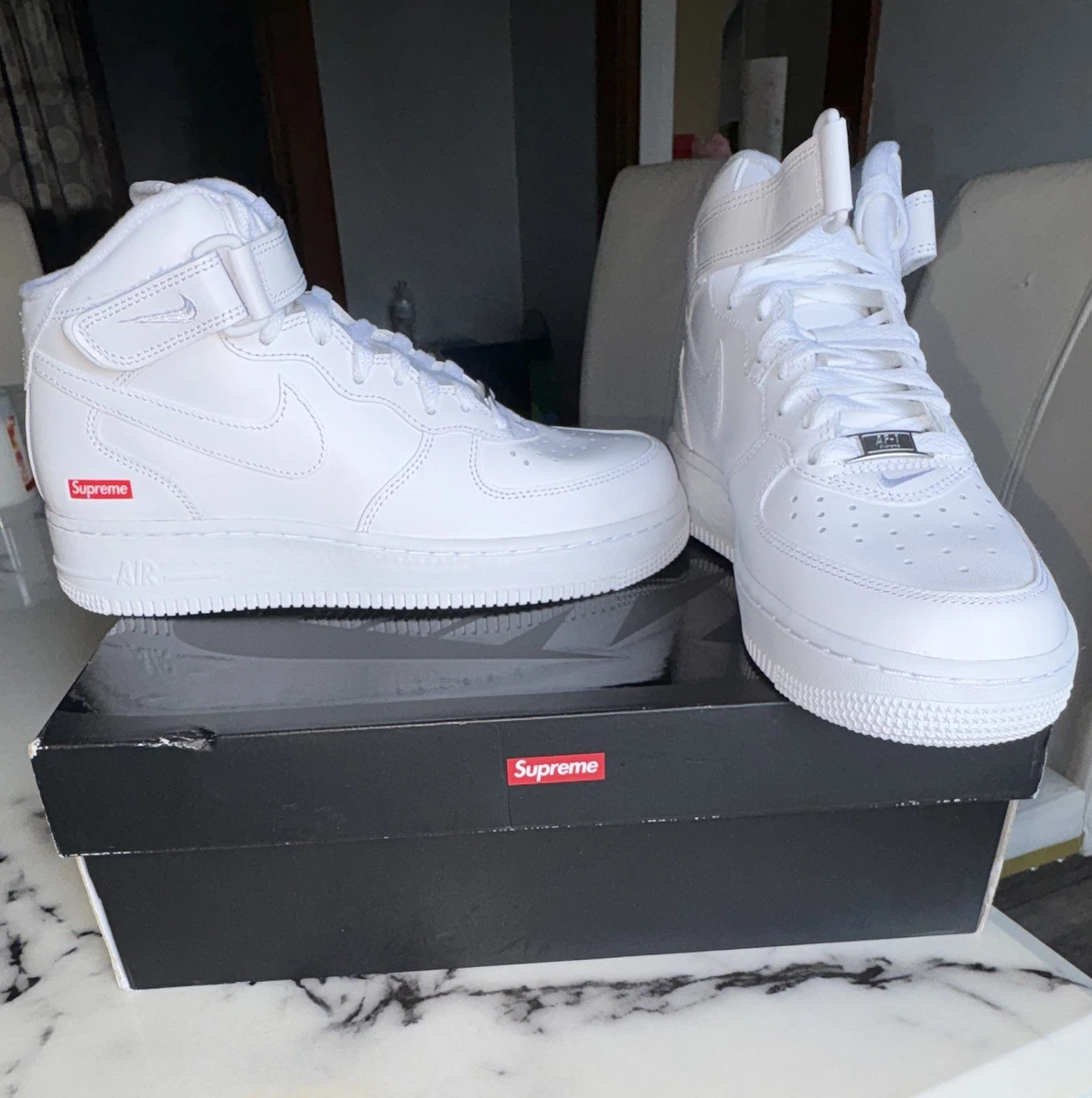 Nike Air Force 1 Supreme White for Sale | Authenticity Guaranteed