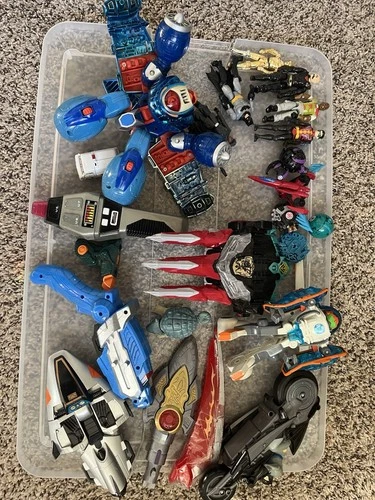 VINTAGE ACTION FIGURE LOT TRANSFORMERS GI JOE THUNDERCAT POWER RANGER & MORE