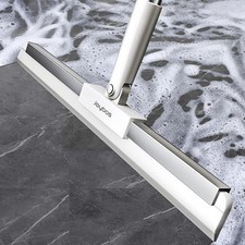 Rubber Squeegee Broom for Floor,62" Long Handle Window Squeegee, Silicone Pet