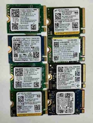 2230 256GB 256 GB M.2 NVME SSD Solid State Drive Samsung Kingston Westen Digital