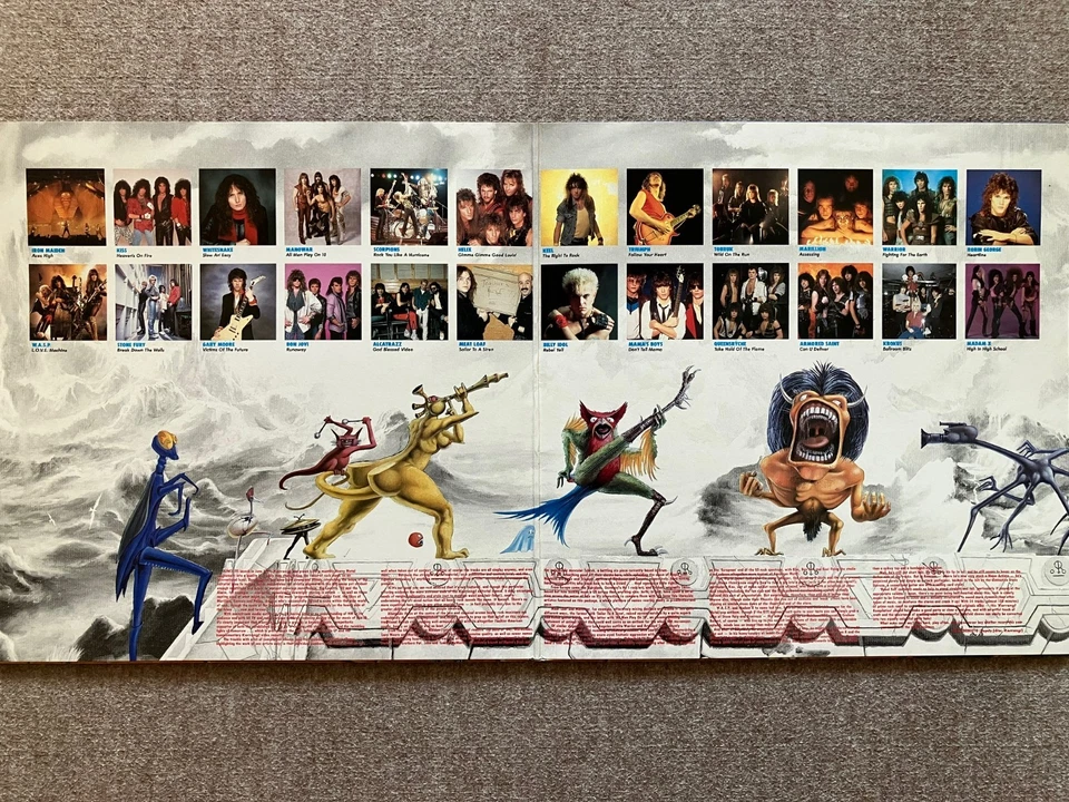 Kerrang! Kompilation 1985 Compilation 2LP Virgin EMI E26063 JAPAN M Vinyl Record - Image 2 of 4