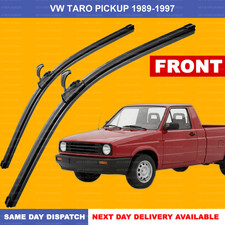 For VW Taro Pickup 1989-1997 J-hook Arm Front Wiper Blades SET 16" 16"