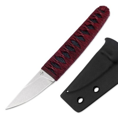 BOKER PLUS Kissaki Fixed Blade EDC Knife Japanese Style 440C Kydex Red 02BP0026