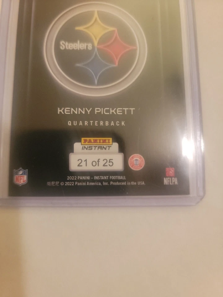 2022 PANINI INSTANT DRAFT NIGHT KENNY PICKETT RC ROOKIE #21/25 - Image 3 of 3