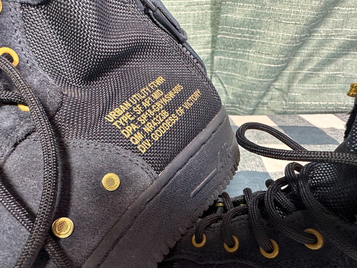 nike sf air force 1 mid obsidian