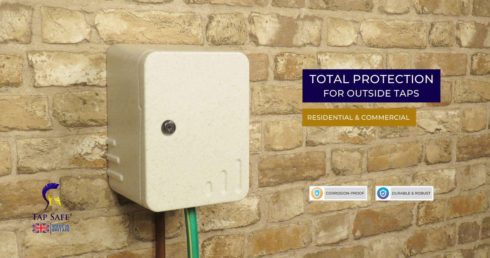 Tap Safe outside garden tap lockable protective security lock box