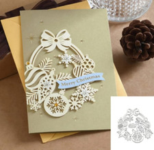 Christmas Snowflake Metal Cutting Dies Stencil Scrapbooking Embossing Album DIY
