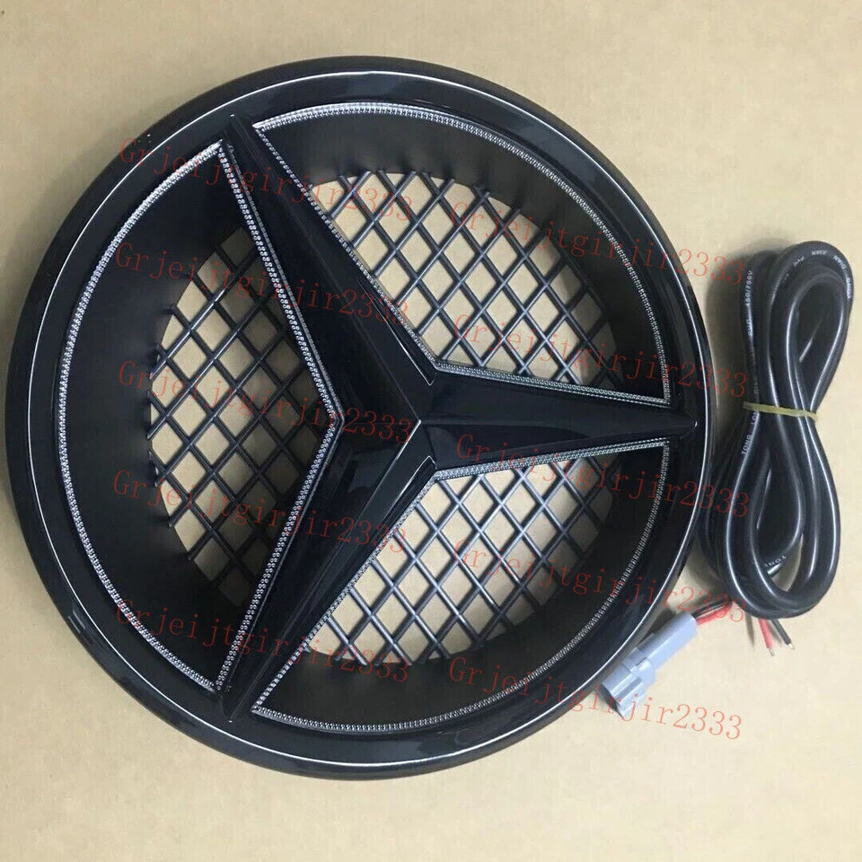 Передняя решетка звезда значок эмблема светодиодный свет для C-CLass W204 GLK W245 черный 2007-14 - Изображение 2 из 4