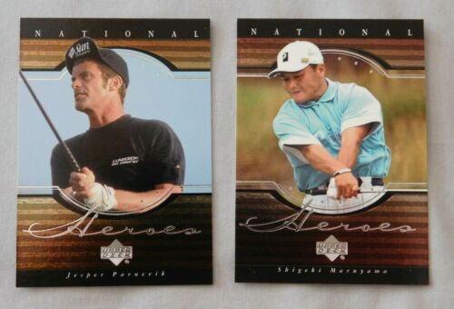 2001 Upper Deck Golf National Heroes Insert Golf Card Pick one - Afbeelding 1 van 15