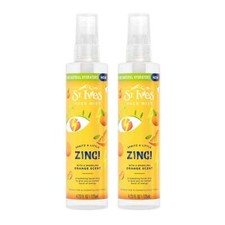 St. Ives Sparkling Orange Scent Face Mist, 4.23 oz Pack of 2